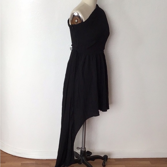 Zara Black Asymmetric Dress M - Picture 1 of 5